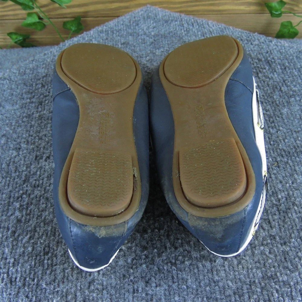 SPERRY Women's Boat Shoe Blue Leather Sz 8.5‎ Medium Used 2025